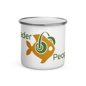 Taza metálica WaderPeople con logotipo originalTaza metálica WaderPeople con logotipo original